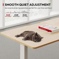 Escritorio Elevable Eléctrico 140x60 cm, con Controlador de Pantalla Digital y Memoria, Gancho para Auriculares y Soporte para Bebidas, Escritorio Ergonómico para Oficina y Hogar - Arce - details 4