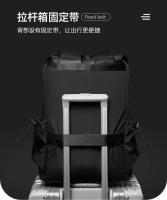 Mochila japonesa con solapa para hombre, escote con cordones a la moda para ordenador portátil de 15,6 pulgadas, senderismo, escuela - details 5
