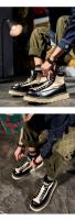 Zapatos de cuero vacuno puro de alta gama, estilo casual de herramientas, zapatos de tablero de caña alta - details 13