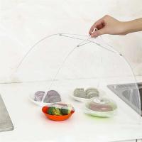 Paraguas de red plegable, mosquitera portátil para picnic, protección de placa, cubierta para alimentos, utensilios de cocina - details 6