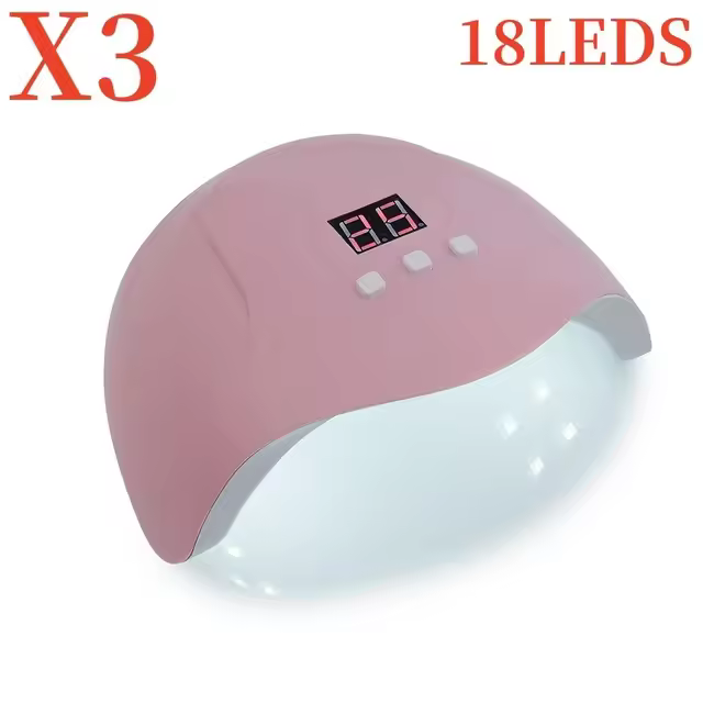 Secador de uñas de gran potencia, lámpara de uñas de diseño portátil, UV, sin manos negras, 300W, 66LED - 1