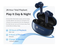 Realme-Auriculares T110 con Bluetooth 5,4, dispositivo de audio TWS, con cancelación de ruido, 28 horas de protección, IPX5, color Negro - details 8