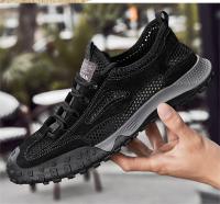 Nuevo Modelo 2025 Zapatos De Senderismo Transpirables De Malla Para Hombre, Zapatillas Deportivas Antideslizantes Para Exteriores, Escalada, Calidad De Lujo, Verano - details 13