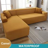 Funda de sofá impermeable para sala de estar, cubierta elástica para sofá esquinero en forma de L, 1/2/3/4 asientos - details 26