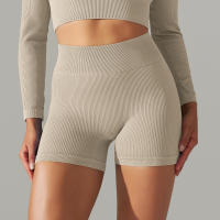 Hamidou-pantalones cortos deportivos para mujer, mallas transpirables de cintura alta para Yoga, correr, ciclismo, entrenamiento, gimnasio, Verano - details 31