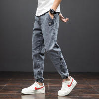 Jeans de Carga para Hombres Estilo Callejero Talla Grande Media Pesadura Bolsillos Negro Azul - details 8