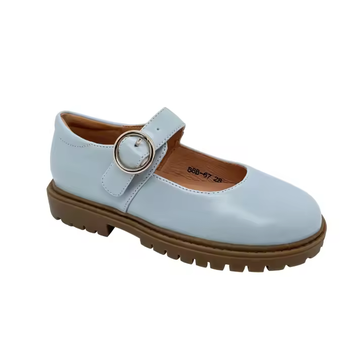 Zapatos antideslizantes de diseño único, zapatos de cuero para niños cómodos, modernos y modernos. - 1
