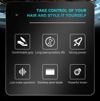 Kemei-cortadora de pelo profesional inalámbrica para hombres, herramienta de corte de pelo recargable, 2279 - details 1