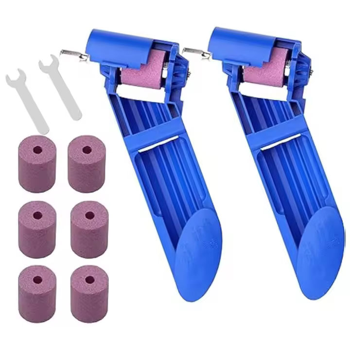 Afilador de brocas portátil con rueda de molienda, herramienta de broca de afilado para taladro de hierro y Metal, amoladora de pulido - 1