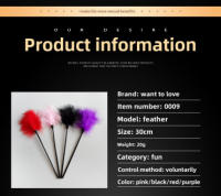 Cepillo de plumas, palo de provocación, juguetes sexuales para parejas, juguetes para adultos para hombres y mujeres en la cama - details 0