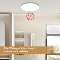 Lámpara LED de Techo ABS IP44 18W, 2050LM, 3000/4000/6500K, Plafón Impermeable para Cocina, Comedor, Iluminación Interior Moderna, 23*23*5 CM - details 4