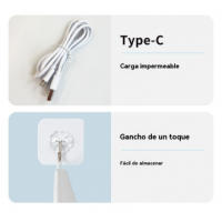 Cepillo de Limpieza Eléctrico Automático de Rotación Telescópico y Inalámbrico para Dispositivos de Limpieza - details 2