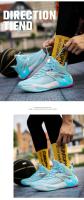 2024 nueva tendencia de talla grande, superventas original, zapatos de baloncesto deportivos informales para correr de color alto para hombre - details 5