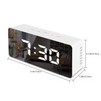 Despertador LED digital, reloj digital de mesa con alarma de larga duración, monitor de temperatura, para decoración del hogar - details 5