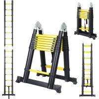 Escalera Telescópica de Aluminio Extensible, Antideslizante, Multiusos Carga de 150kg - details 80