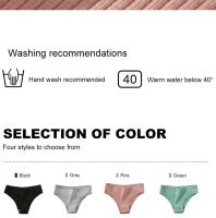 Bragas Sin Costuras Para Mujer, Ropa Interior Ultrafina, Lencería Íntima, Cómoda, Calzoncillos Femeninos De Tiro Bajo, Sujetador - details 2