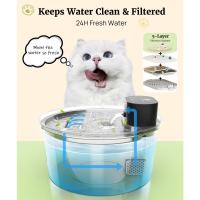Grifo de Agua para Gatos inalámbrico de Acero Inoxidable Sensor actualizado 2025 3 Modos de Trabajo - details 3