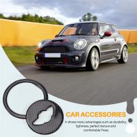 Pegatina de cubierta de volante de fibra de carbono para Mini Cooper R55 R56 R Series, accesorios - details 3