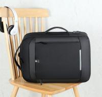 Mochila expandible para portátil para hombre, bolsa impermeable negra para Notebook, 16 pulgadas, 17 pulgadas, mochila - details 19