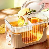 Jarra de agua de 5L, jarra de jugo portátil grande para bebidas, hervidor frío con grifo para fiestas y uso diario - details 0