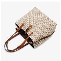 CH Hombro Elegante Ligero Simple Gran Capacidad Casual Resistente Marca Bolso de mujer Práctico con bolsos Color puro Mochila de lujo de alta gama - details 4