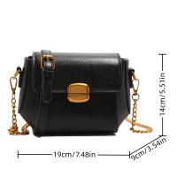 Bolso bandolera para mujer con correa ajustable - Bolso compacto de gran capacidad, herrajes en tono dorado, para todos los días, oficina, fiesta - Disponible en negro, café, caqui - Bolso de hombro elegante, bolso cruzado, artículos esenciales de viaje - details 3