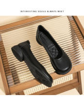Zapatos de trabajo de mujer de primavera y verano con suela suave, solo zapatos de trabajo de asistente de vuelo, negros, de pie largo, no cansados, pies, carrera, entrevista, zapatos - details 13
