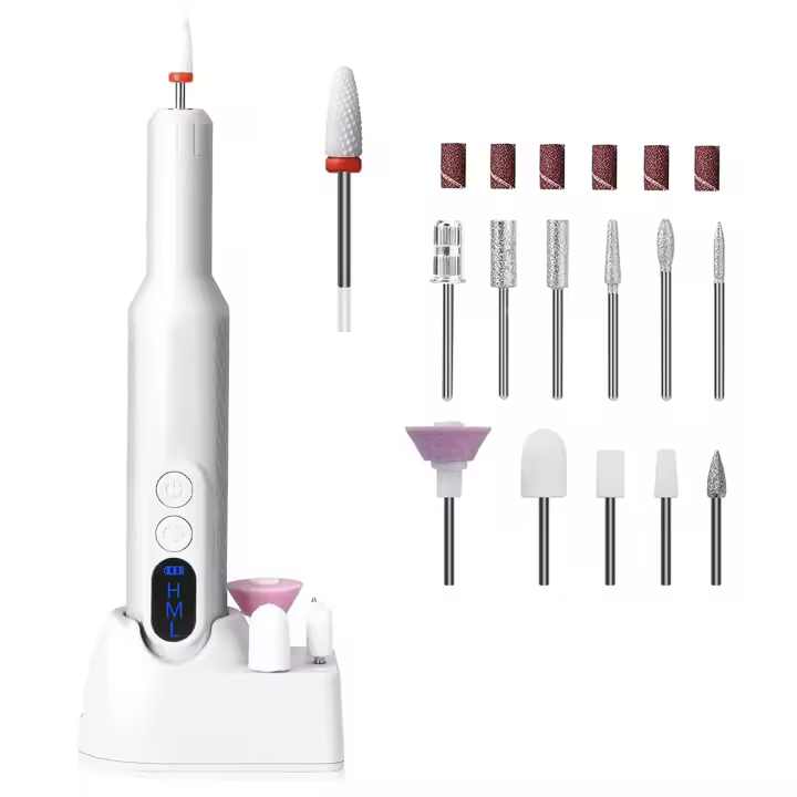 Máquina pulidora de uñas eléctrica inalámbrica, portátil, profesional, manicura - 1