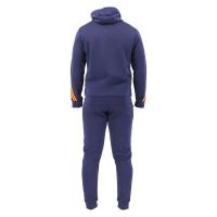 Sudadera con capucha de forro polar para hombre, sudadera casual azul marino para estilo otoño/invierno, cierre de cremallera, sudadera jersey de moda con cremallera - details 2