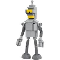 Kit de construcción de figuras de acción de Robot Mecha, máquina de Metal, monstruo, Amine, modelo de juguetes, Futura dobladora - details 0