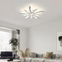Plafón LED Regulable Control Remoto 48W 5400LM 3000K-6500K Día 70cm Ideal para Sala de Estar, Dormitorio, Comedor, Baño, Pasillo Blanco - details 67