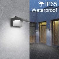 Lámpara LED de Pared de 24W para Exterior Interior IP65, Luz de Pared Ajustable, Moderno Apliques de Pared Aluminio para Entrada Jardines Pasillo Sala, Blanco Cálido 2700K-3000K, Bronce - details 74
