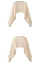 Cardigan de Punto de Seda de Hielo Protector Solar Chaqueta Ligera de Verano Vestido sin Correa - details 4