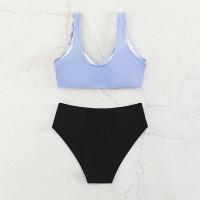 Bikini push-up blanco para mujer, microbañador sexy a rayas de talla grande, conjunto de dos piezas, traje de baño brasileño XXXL - details 26