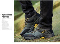 Zapatos de senderismo impermeables para hombre, zapatillas de escalada de montaña, calzado de entrenamiento al aire libre, antideslizante, novedad - details 25