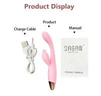 Vibrador de punto G de 10 velocidades para mujer, estimulador de clítoris y pezón, 8 segundos rápidos para orgasmo, vibraciones en forma de dedo, Juguetes sexuales para adultos - details 21