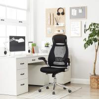 Inclinables, Apoyacabezas y Soporte Lumbar, Mecanismo de Balanceo, Superficie de Malla, Beige - details 4