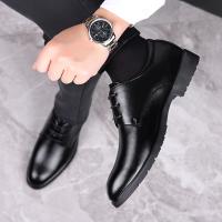Zapatos De Talla Para Hombre De Cuero Legítimo De Alta Calidad Formal Transpirables Casuales Italianos De Lujo Con Cordones Antideslizantes Para Conducir - details 14