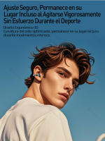 SANLEPUS W19 Auriculares inalámbricos, auriculares deportivos Bluetooth 5.1, auriculares para juegos, auriculares internos con sonido estéreo 3D, auriculares con micrófono - details 5