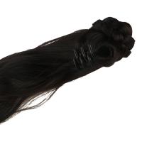Nuevo estilo chino pinza de garra Peluca de cola de caballo horquilla de bambú peluca trenza larga y rizada cola de caballo Cheongsam sombreros peluca con cabeza de bola niñas - details 1