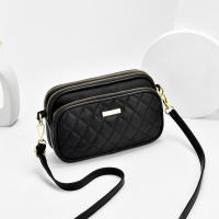 Bolso cruzado con diseño acolchado para mujer, bandolera pequeña de piel sintética, monedero para teléfono - details 8