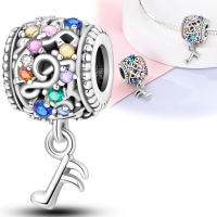 Abalorios de Perro con Lazo de Zirconia Rosa en Plata Esterlina 925 Originales para Hacer Joyas Pulsera de Bisutería - details 1