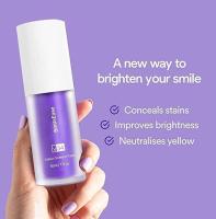 Pasta de dientes morada para blanquear los dientes, pasta de dientes blanqueadora morada para adultos, gel quitamanchas de dientes - Blanqueador de dientes adecuado para fumar, café y eliminar piedras dentales - details 3