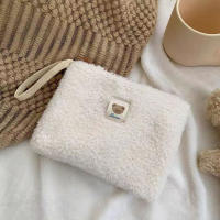 Bolsa De Cosméticos De Pelo De Oveja Lobo Organizador De Maquillaje Kawaii Bolsa De Viaje Monedero Almacenamiento Doméstico Accesorio - details 5