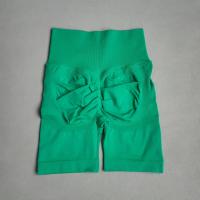 Pantalones cortos de Yoga para mujer, pantalones cortos deportivos sin costuras para gimnasio, pantalones cortos de entrenamiento de cintura alta con realce, pantalones cortos deportivos para Fitness, pantalones cortos de ciclismo - details 13