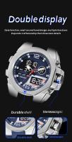 SMAEL, relojes de lujo para hombres, ejército militar, reloj de pulsera deportivo Digital resistente al agua para hombres, reloj con pantalla Dual, reloj Masculino - details 3