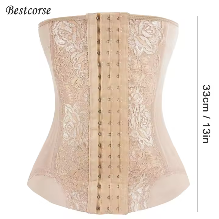 Cinturón Corset Ajustable y Transpirable Bestcorse para Mujeres Entrenador de Cintura Adelgazante Largo - 1