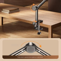 Soporte de teléfono móvil para cama de escritorio con Clip potente, plegable, perezoso, mesita de noche, tabletas, abrazadera para iPhone, iPad Air Pro Min - details 2