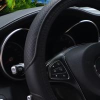 Cuero Artificial tridimensional en relieve para coche, sin anillo interior, cubierta para volante, piezas de automóvil para 14,5-15 pulgadas - details 4