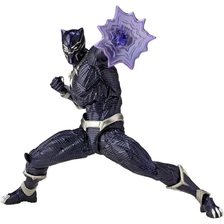 Figura compleja Increíble Pantera Negra Yamaguchi, Aprox. Figura de acción pintada de ABS y PVC de 6,7 pulgadas (170 mm), Revoltech - 1